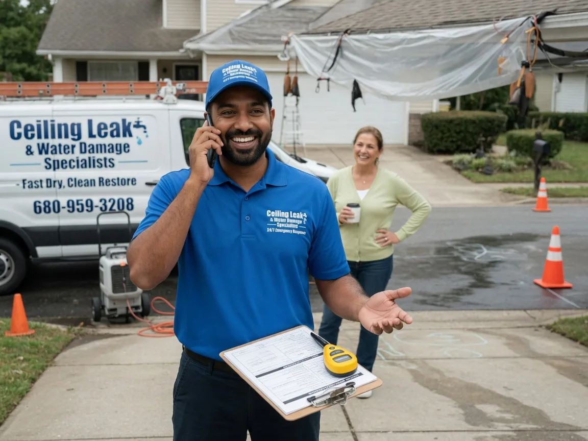 Ceiling Leak Cleanup Valley View, TX FAQs